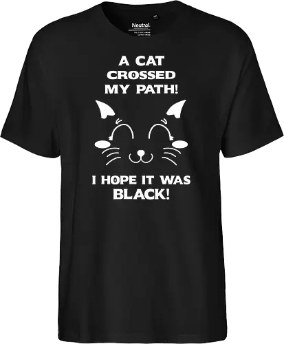 Eine schwarze Katze hat meinen Weg gekreuzt – ich liebe schwarze Katzen