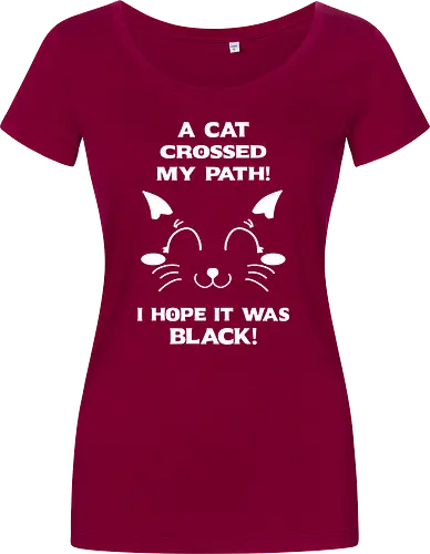 Eine schwarze Katze hat meinen Weg gekreuzt – ich liebe schwarze Katzen