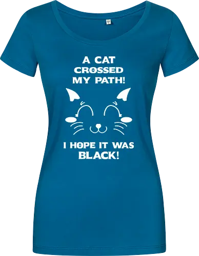 Eine schwarze Katze hat meinen Weg gekreuzt – ich liebe schwarze Katzen