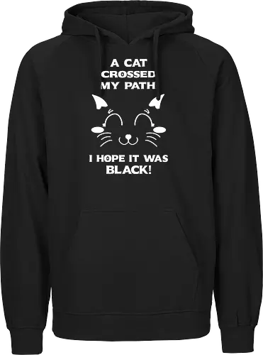 Eine schwarze Katze hat meinen Weg gekreuzt – ich liebe schwarze Katzen