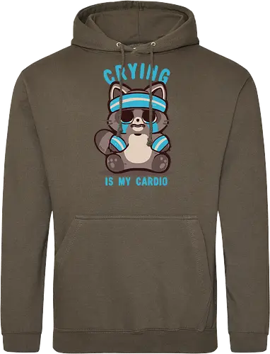 Crying is my Cardio Raccoon
