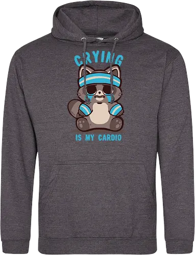 Crying is my Cardio Raccoon