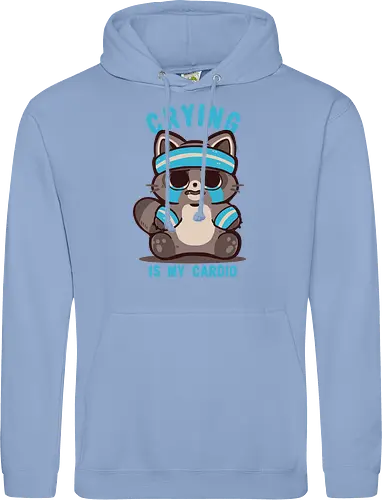 Crying is my Cardio Raccoon