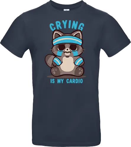 Crying is my Cardio Raccoon
