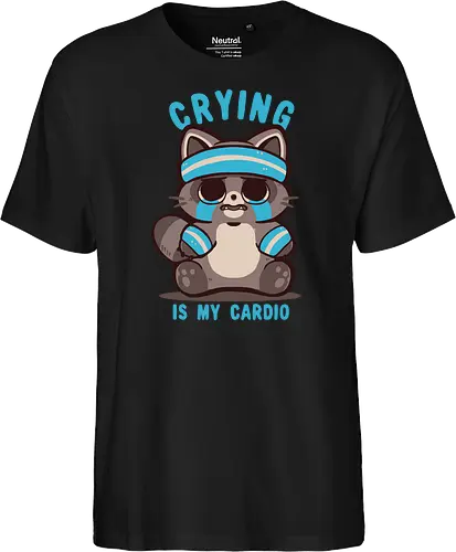 Crying is my Cardio Raccoon