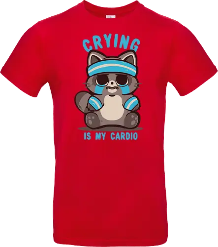 Crying is my Cardio Raccoon