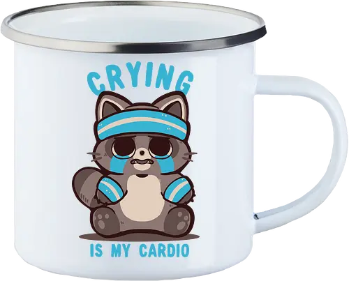 Crying is my Cardio Raccoon