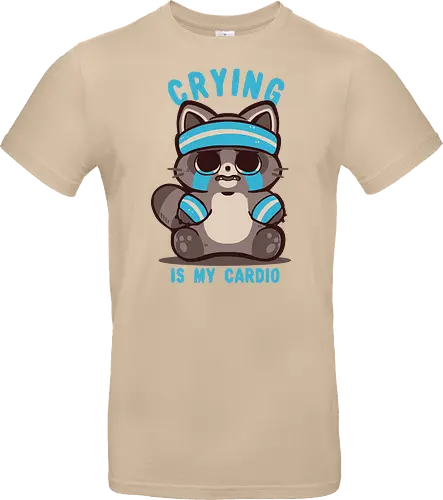 Crying is my Cardio Raccoon