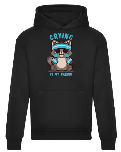 Crying is my Cardio Raccoon