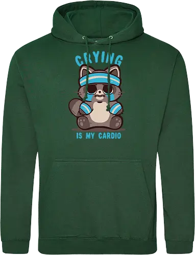 Crying is my Cardio Raccoon