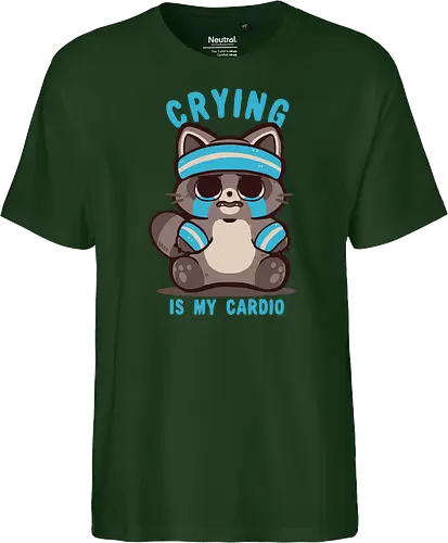Crying is my Cardio Raccoon