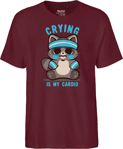 Crying is my Cardio Raccoon