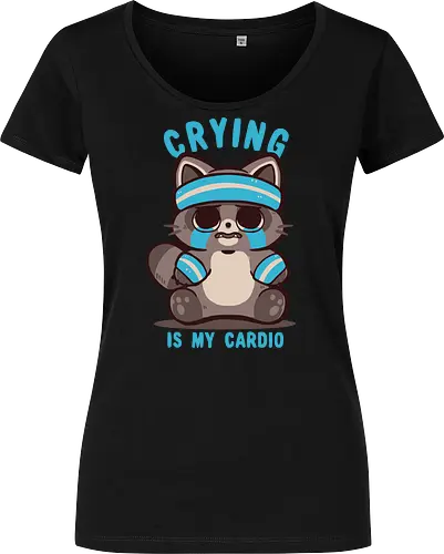 Crying is my Cardio Raccoon