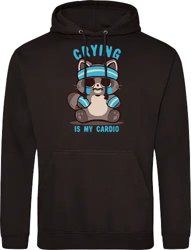 Crying is my Cardio Raccoon