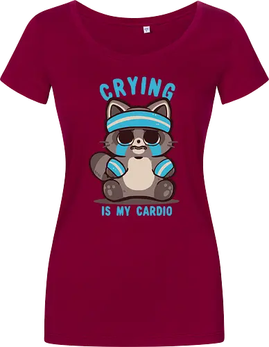 Crying is my Cardio Raccoon