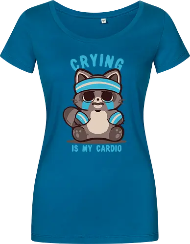 Crying is my Cardio Raccoon