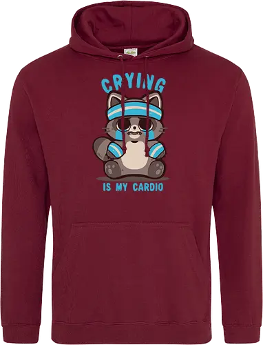 Crying is my Cardio Raccoon