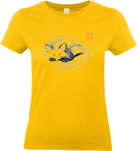 slepping fox - fox, sumie, japan - Standard T-Shirt (Women)
