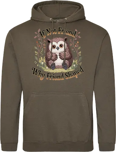 Owlbear lover - Pen and paper, owlbear, dungeon master, pathfinder rpg, tabletop rpg, vecna, ravenloft, druid class, D&D, warlock, monster manual, if not friend, cute monster, animal companion, ranger - Standard Hoodie
