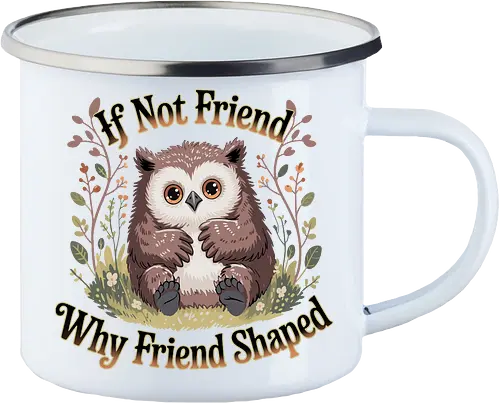 Owlbear lover - Pen and paper, owlbear, dungeon master, pathfinder rpg, tabletop rpg, vecna, ravenloft, druid class, D&D, warlock, monster manual, if not friend, cute monster, animal companion, ranger - Enamel Mug