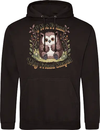 Owlbear lover - Pen and paper, owlbear, dungeon master, pathfinder rpg, tabletop rpg, vecna, ravenloft, druid class, D&D, warlock, monster manual, if not friend, cute monster, animal companion, ranger - Standard Hoodie