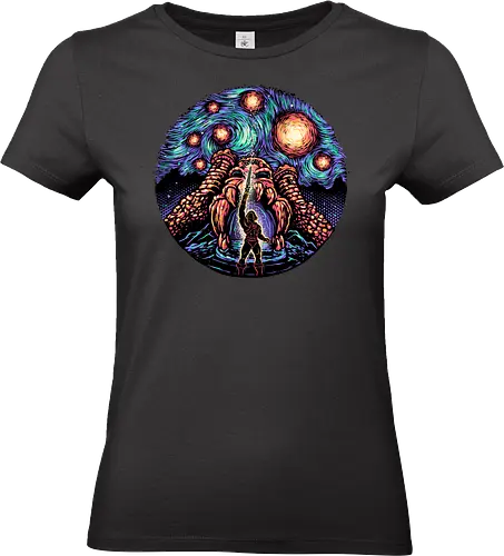 A Starry Universe - Comic, comic book, character, movie, animated, animation, superhero, universe - Standard T-Shirt (Women)