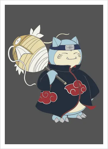 Relax Akatsuki - snorlax akatsuki shirt, shinobi snorlax t-shirt, anime mashup graphic tee, red cloud ninja cloak, sleeping pokemon ninja, akatsuki snorlax apparel, hidden mist headband shirt, samehada sword graphic, funny anime crossover top, minimalist anime streetwear, pocket monster ninja art, japanese pop culture clothing, otaku gift ideas, snorlax fan merchandise, ninja organization t-shirt, epic anime power up shirt, blue and navy anime design, gamer lifestyle apparel, legendary shinobi t-shirt - Artprint