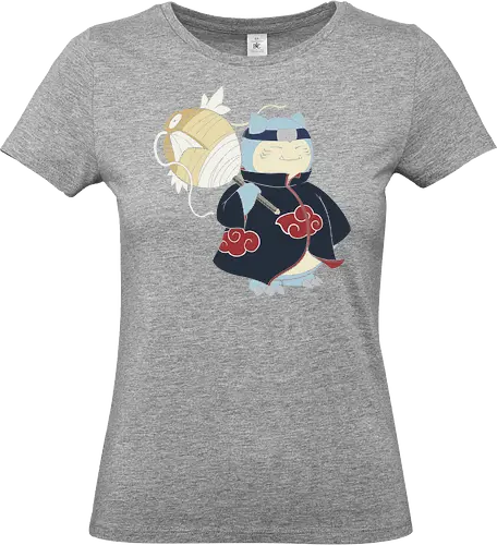 Relax Akatsuki - snorlax akatsuki shirt, shinobi snorlax t-shirt, anime mashup graphic tee, red cloud ninja cloak, sleeping pokemon ninja, akatsuki snorlax apparel, hidden mist headband shirt, samehada sword graphic, funny anime crossover top, minimalist anime streetwear, pocket monster ninja art, japanese pop culture clothing, otaku gift ideas, snorlax fan merchandise, ninja organization t-shirt, epic anime power up shirt, blue and navy anime design, gamer lifestyle apparel, legendary shinobi t-shirt - Standard T-Shirt (Women)