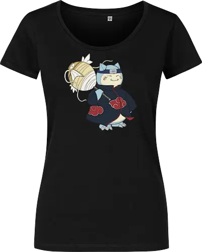 Relax Akatsuki - snorlax akatsuki shirt, shinobi snorlax t-shirt, anime mashup graphic tee, red cloud ninja cloak, sleeping pokemon ninja, akatsuki snorlax apparel, hidden mist headband shirt, samehada sword graphic, funny anime crossover top, minimalist anime streetwear, pocket monster ninja art, japanese pop culture clothing, otaku gift ideas, snorlax fan merchandise, ninja organization t-shirt, epic anime power up shirt, blue and navy anime design, gamer lifestyle apparel, legendary shinobi t-shirt - Women T-Shirt