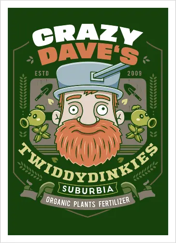 Crazy Dave Fertilizer Vintage