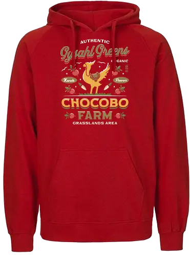 Gysahl Greens Emblem Vintage - fantasy, tifa lockhart, gysahl greens, Kupo, Kweh, avalanche, midgar, Cloud, Villain, video game, fat chocobo, final - Fairtrade Hoodie