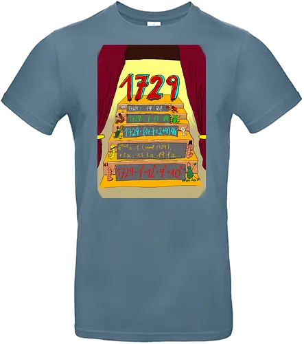 Die Zahl 1729 - Mathematik, Zahlentheorie - Standard T-Shirt