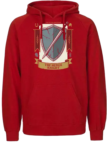 The Hedge Knight - the hedge knight shirt, seven kingdoms t-shirt, knight shield and sword graphic, high fantasy apparel, medieval heraldry clothing, chivalry t-shirt, battle worn shield design, knight errant gear, fantasy book lover gift, epic saga clothing, vintage knightly art, warrior house crest, medieval tournament tee, knightly armor illustration, fantasy world streetwear, heroic knight top, sword and shield graphic, historical fantasy merch, seven kingdoms lore shirt - Fairtrade Hoodie