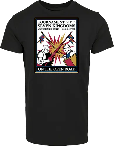 Retro Knight Duel Graphic