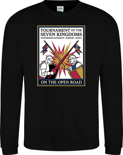 Retro Knight Duel Graphic