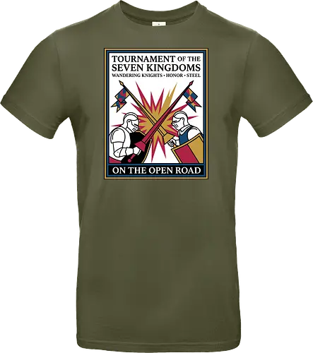 Retro Knight Duel Graphic