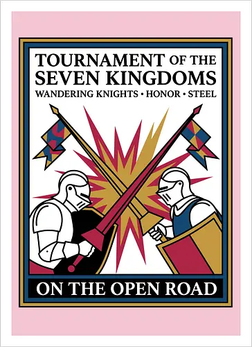 Retro Knight Duel Graphic