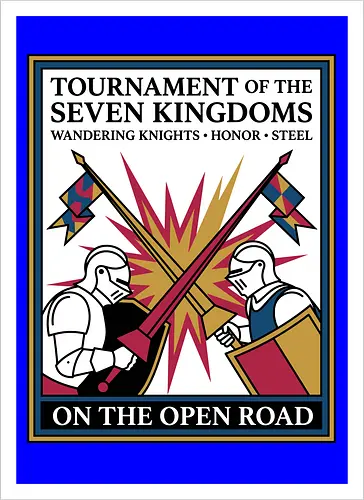 Retro Knight Duel Graphic