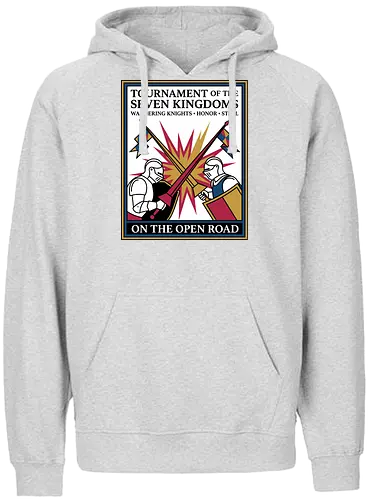 Retro Knight Duel Graphic - Fairtrade Hoodie