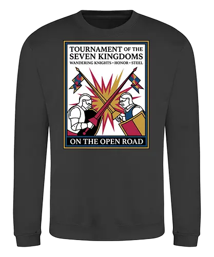 Retro Knight Duel Graphic - Sweatshirt