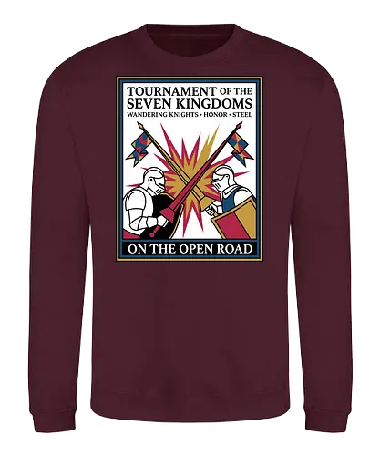 Retro Knight Duel Graphic - Sweatshirt