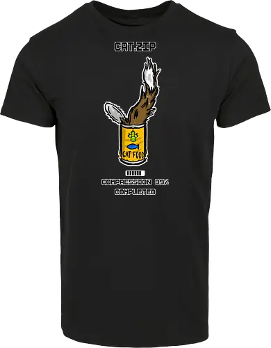 Lustige Geek-Katze für Food- und Computer-Nerds