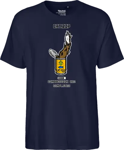 Lustige Geek-Katze für Food- und Computer-Nerds