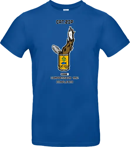 Lustige Geek-Katze für Food- und Computer-Nerds