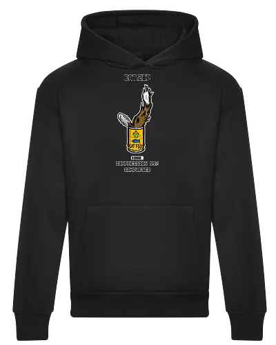 Lustige Geek-Katze für Food- und Computer-Nerds