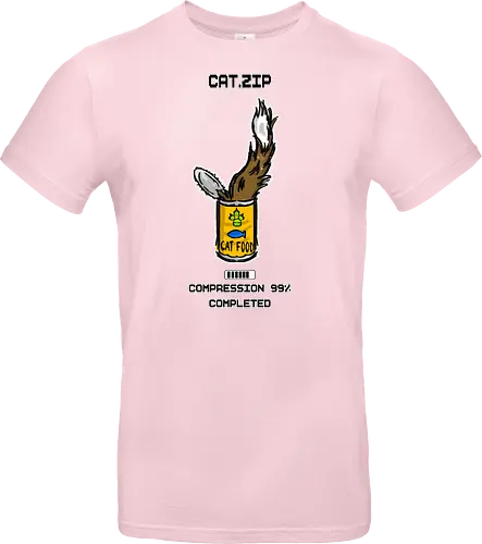 Lustige Geek-Katze für Food- und Computer-Nerds