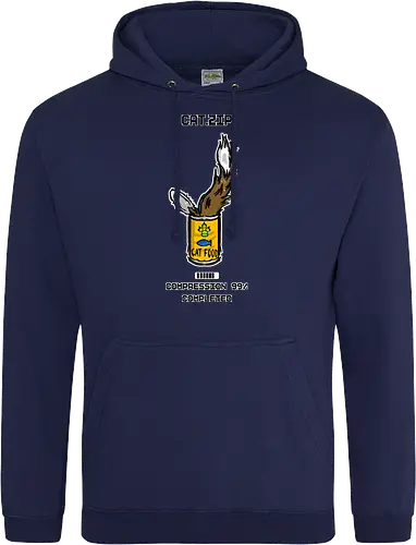 Lustige Geek-Katze für Food- und Computer-Nerds