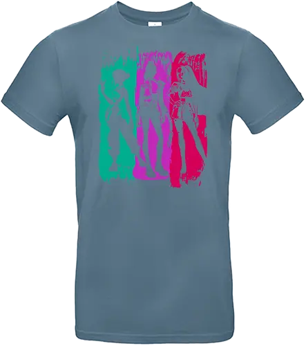 Demon hunter brushstrokes - anime, manga, japan, japanese art, demon hunters, k pop demon hunters, derpy, saja boys - Standard T-Shirt