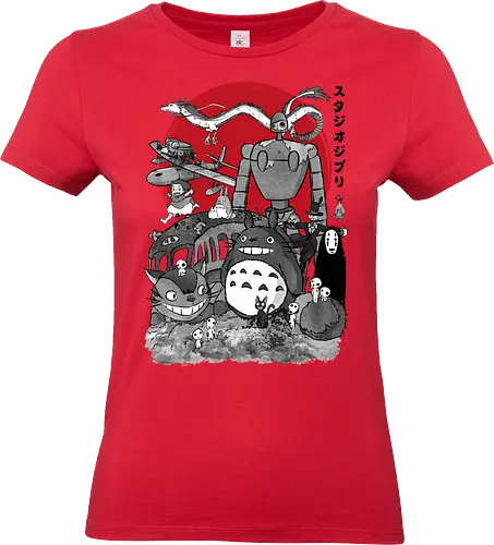 The fantastic world of Hayao - anime, manga, japan, japanese art - Standard T-Shirt (Women)