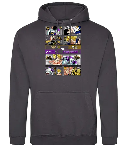 Goku vs Freezer - dragon ball z, goku, frieza, goku vs frieza, anime battle, legendary fight, shonen anime, manga anime, japanese anime, anime art - Standard Hoodie